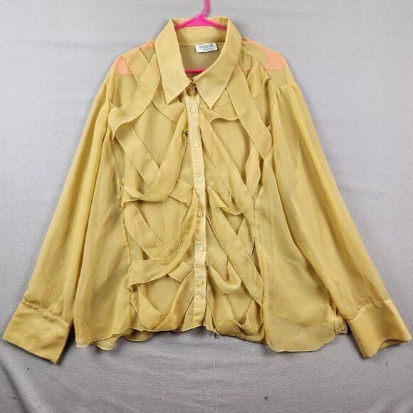 Vintage Dress U II by Sharon Plus Size 3X  Women's Long Sleeve Top - Picture 1 of 7